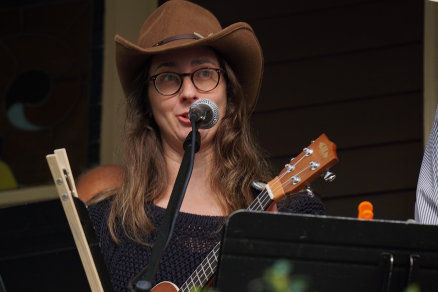 Performing at Somerville Porchfest